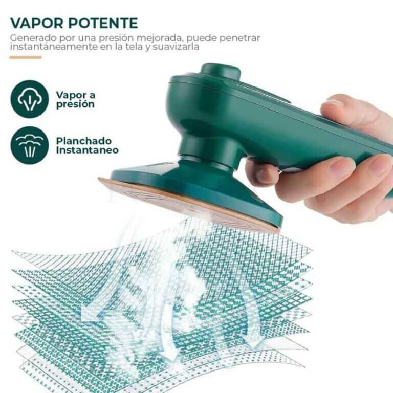 Mini Plancha a Vapor Portátil